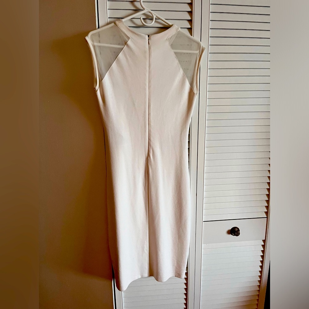 French Connection sheer cut out dress